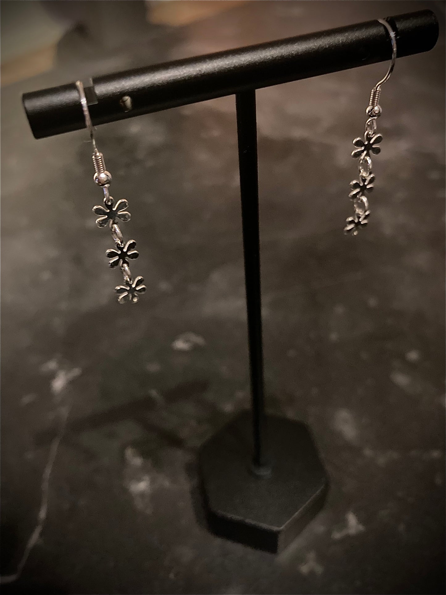 Øredobber Sølv - Sølvblommer